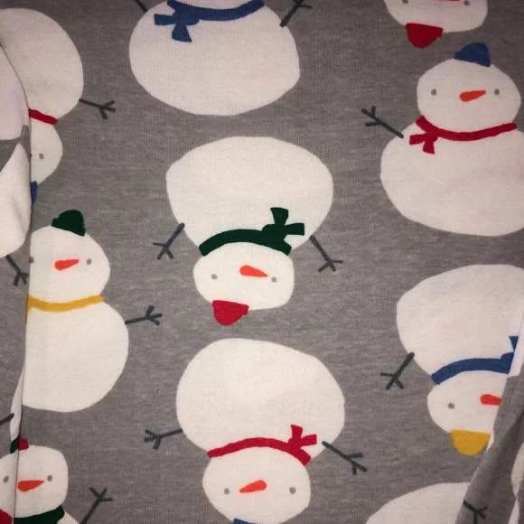 Carters snowman pajamas adult large - Picture 2 of 3